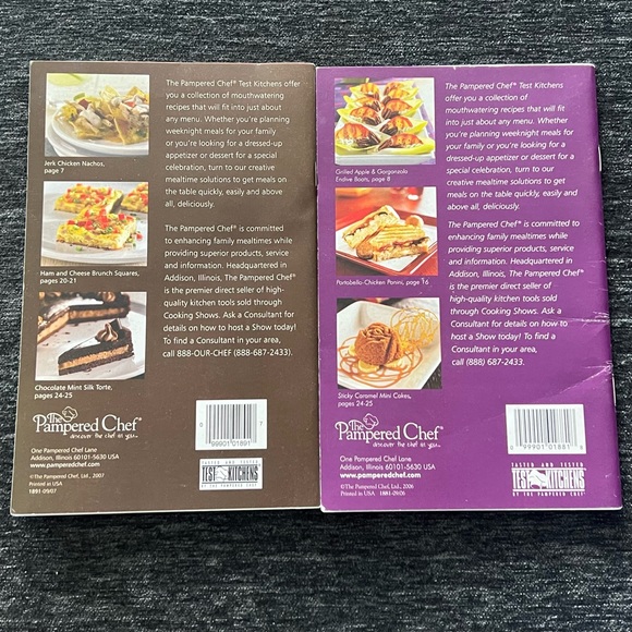 EUC The Pampered Chef Season’s Best Recipe Collection 5 Books Vintage cooking - Picture 3 of 4